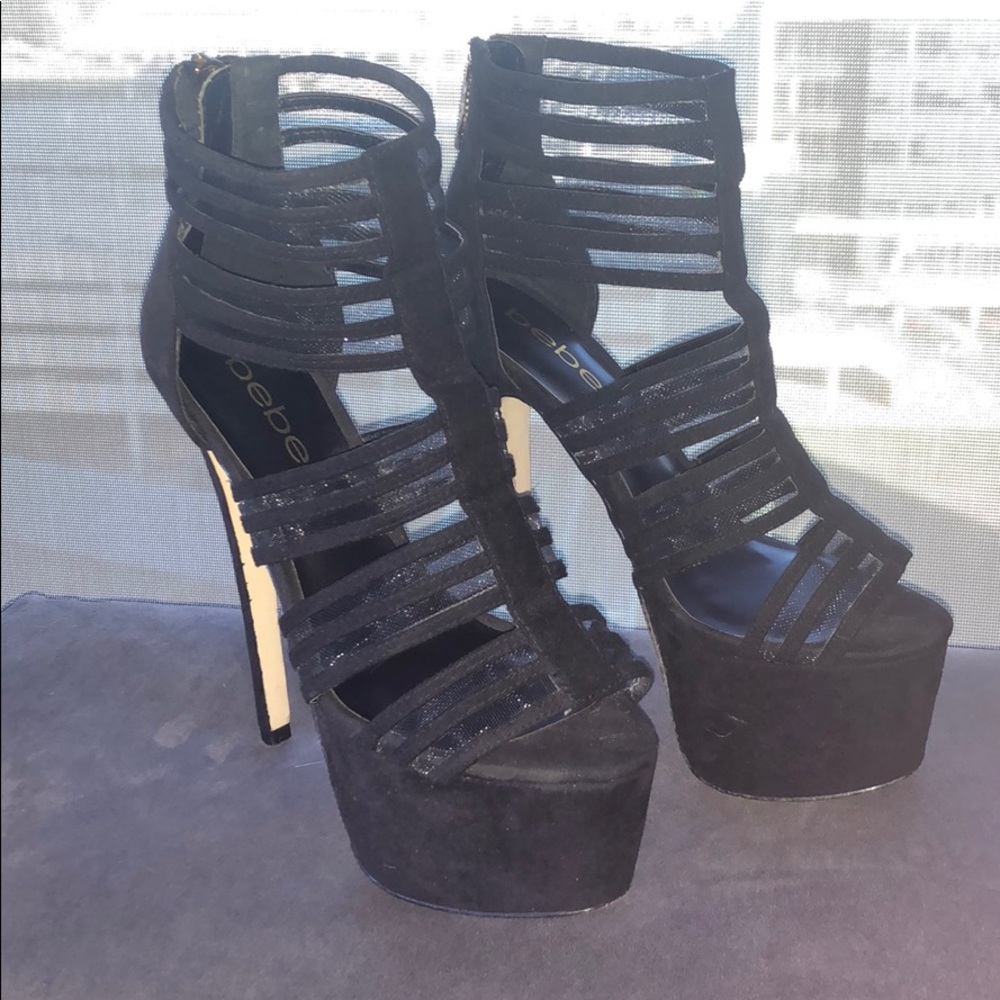 BEBE HEELS SIZE 38